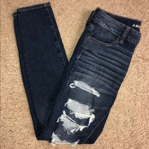 American Eagle destroyed hi-rise Jegging
